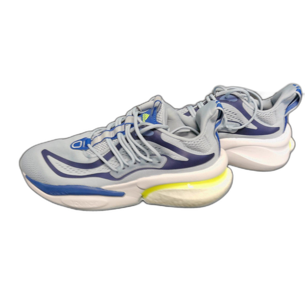 Adidas Alphaboost V1 'Wonder Blue Lucid Lemon' - Mens 9.5 - Picture 6 of 6